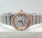 2019 Copy Omega Double Eagle 2-Tone Rose Gold Diamond 29mm Watch Automatic